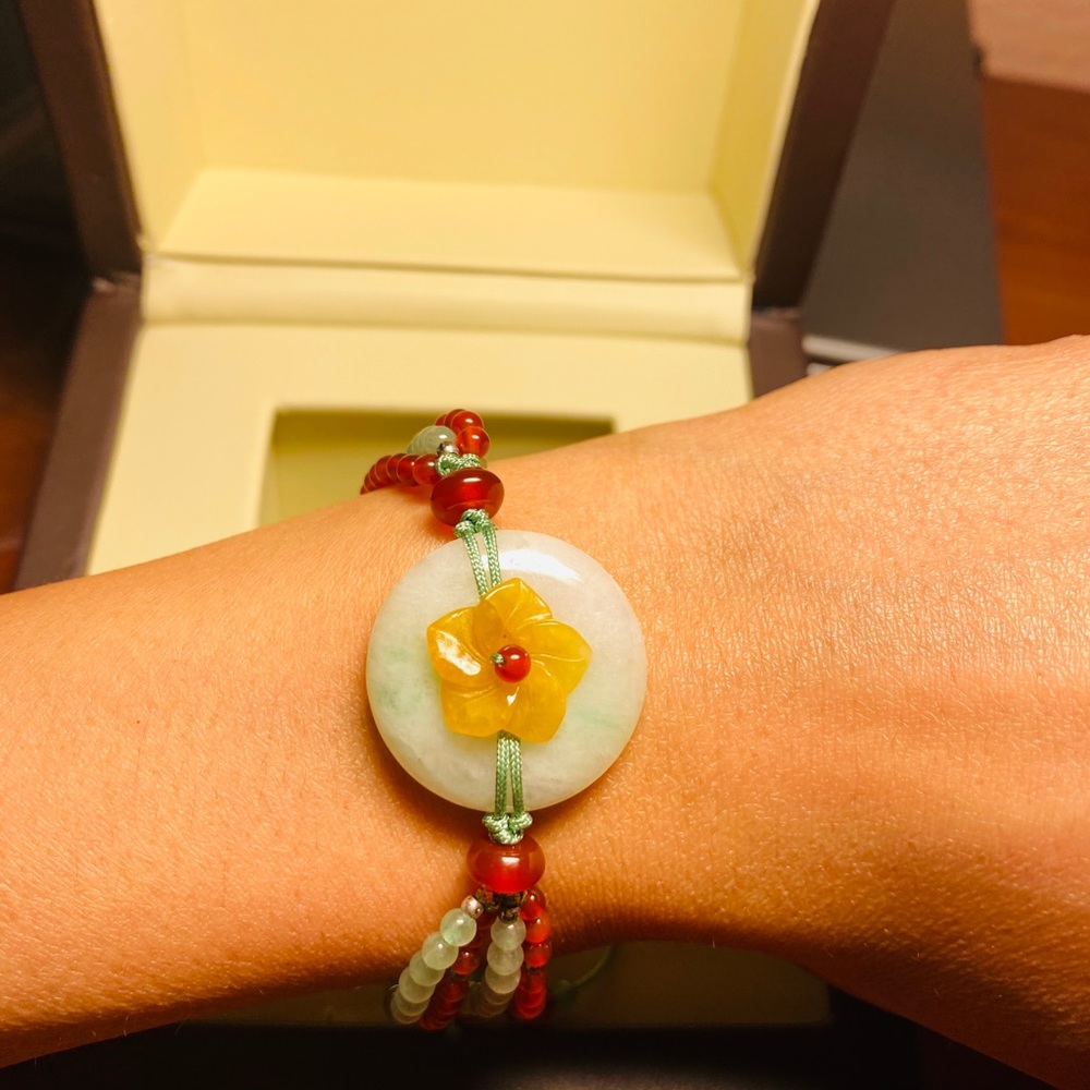 COPY - Hand made jade bracelet - Picture 2 of 8